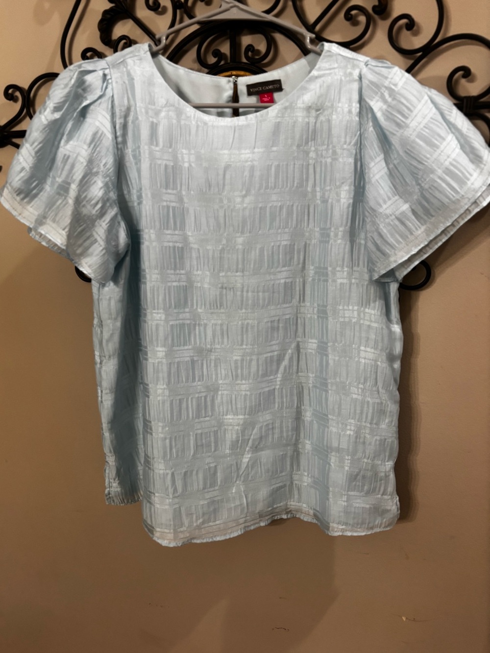 Vince Camuto Light blue blouse size small.